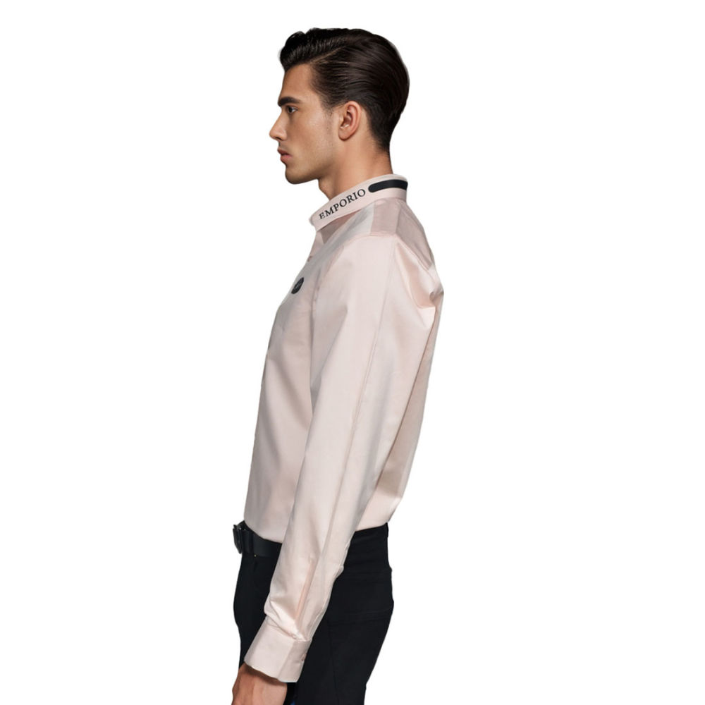 Emporio Armani logo Print Pink Premium Shirt-2