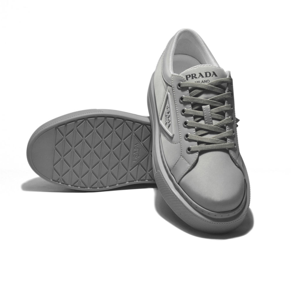 Prada Grey Premium Luxury Sneakers-5