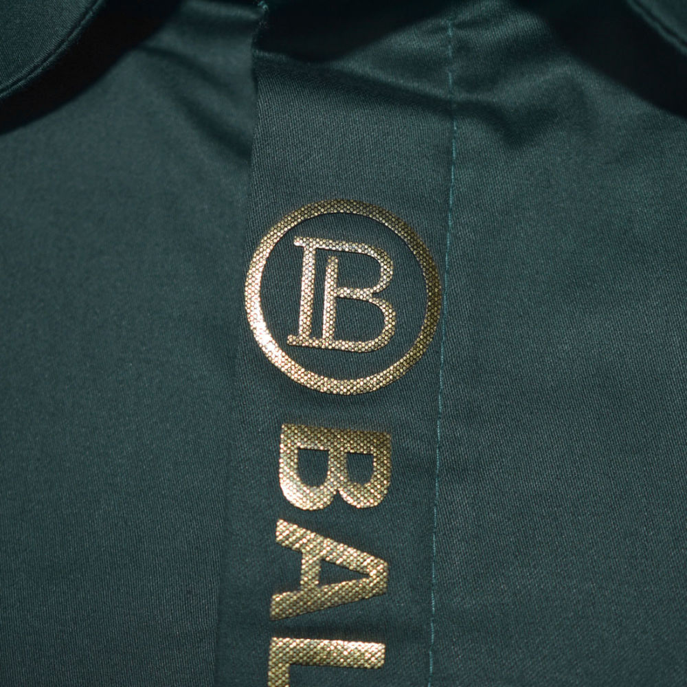 Balmain Green Premium Luxury Cotton Shirt-3