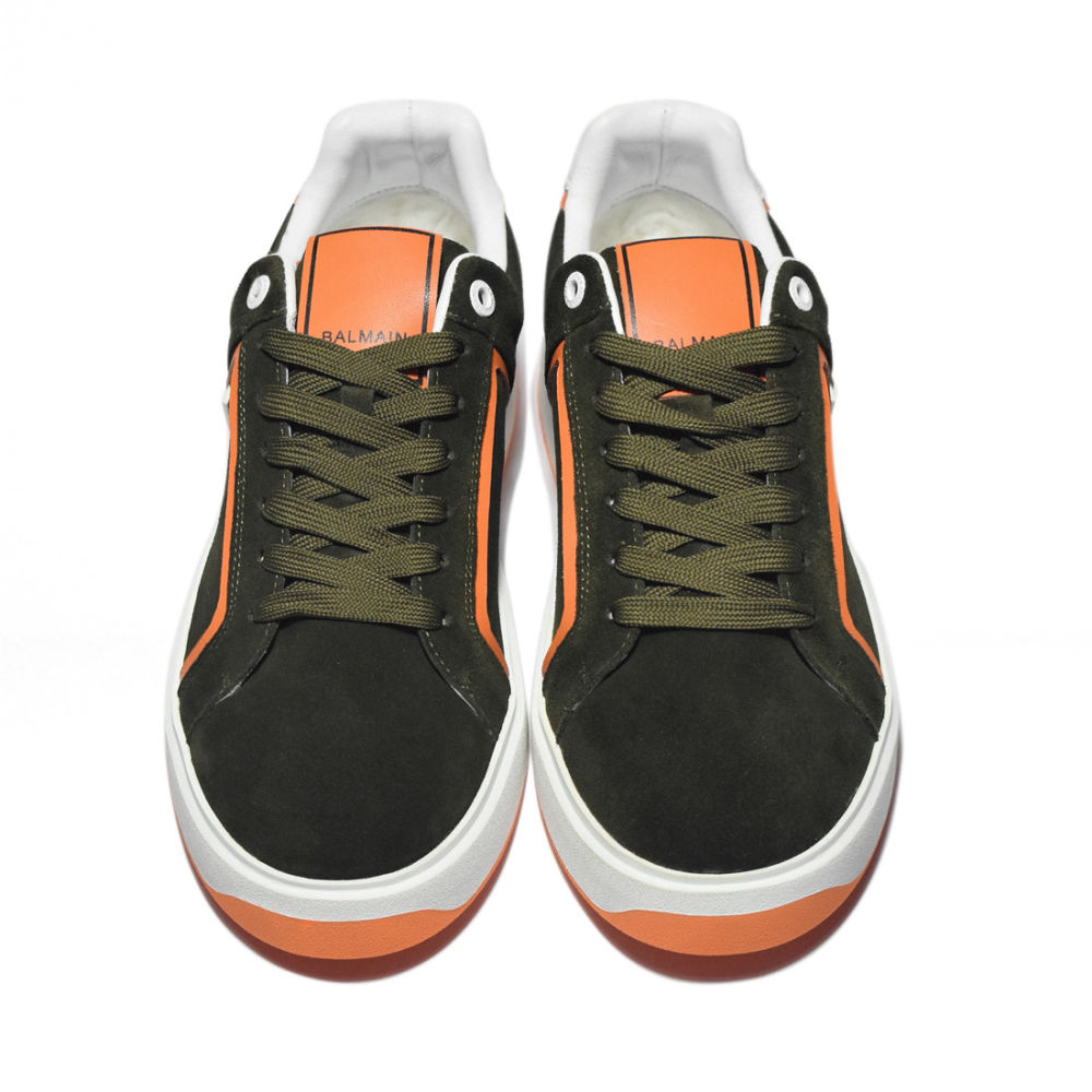 Balmain B-Court Kai Green Premium Sneakers-3