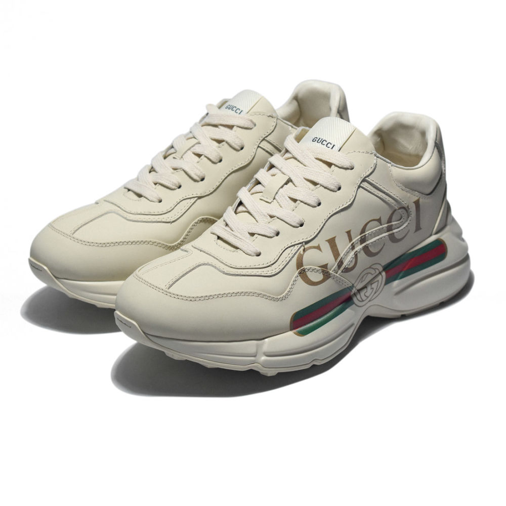 Gucci Cream Rhyton Sneakers-2