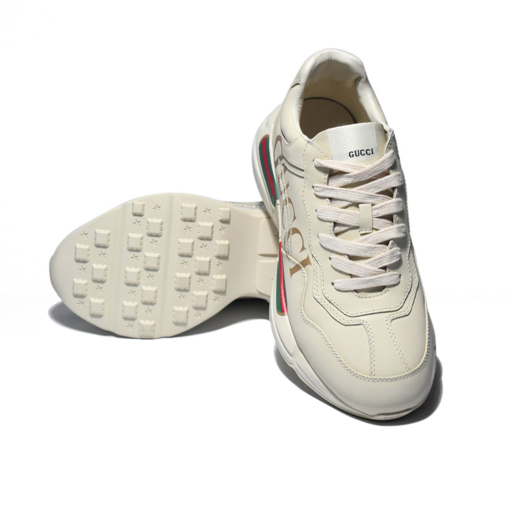 Gucci Cream Rhyton Sneakers-5