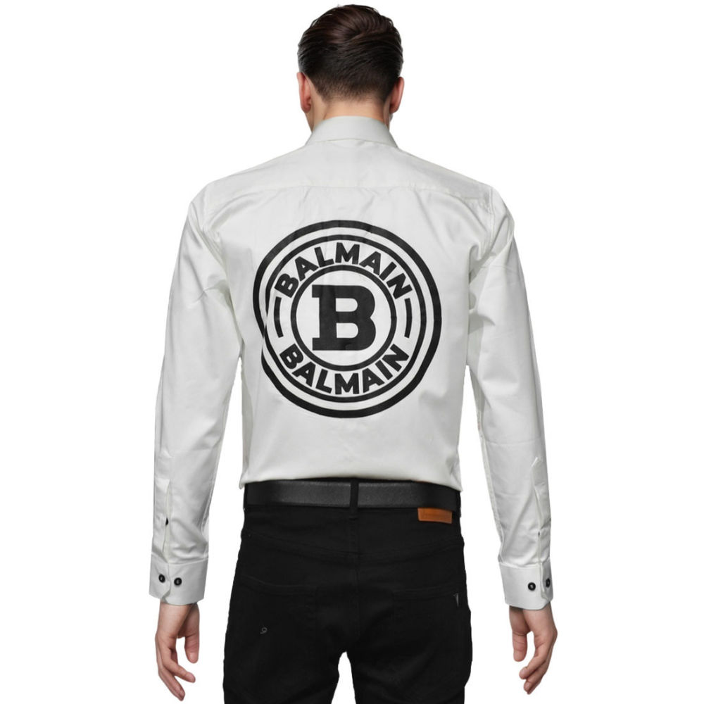 Balmain Paris White Premium Quality Shirt-1