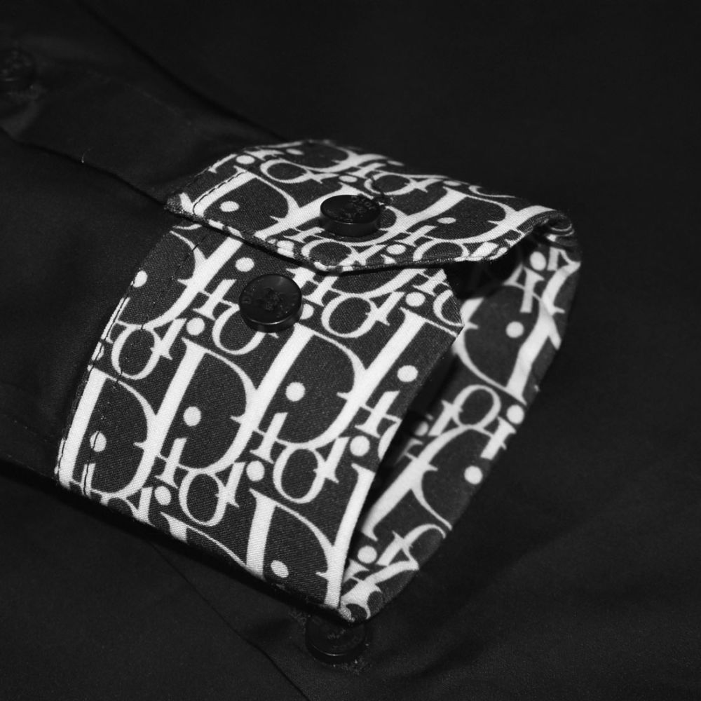 Dior Spider Embroidered Black Premium Shirt-5