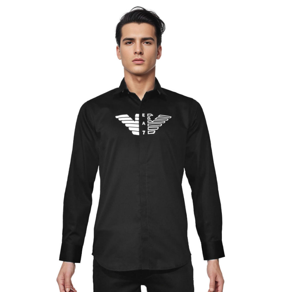 Emporio Armani Black Premium Luxury Shirt-6