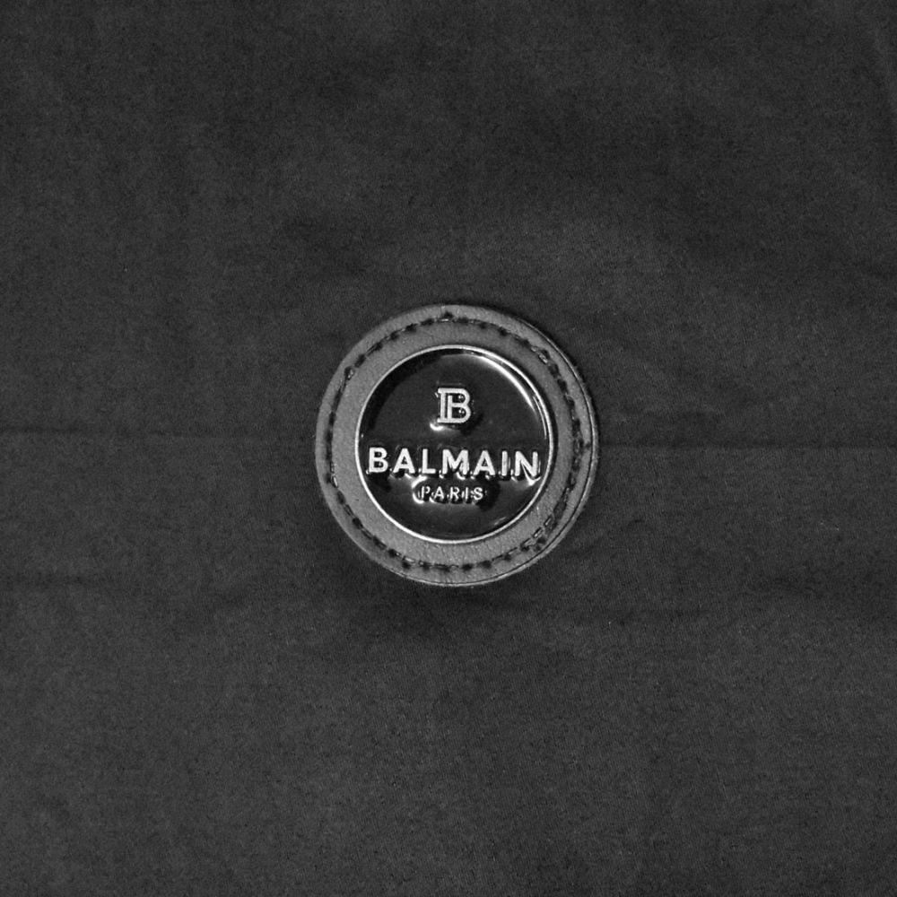 Balmain logo Print Black Premium Cotton Shirt-3