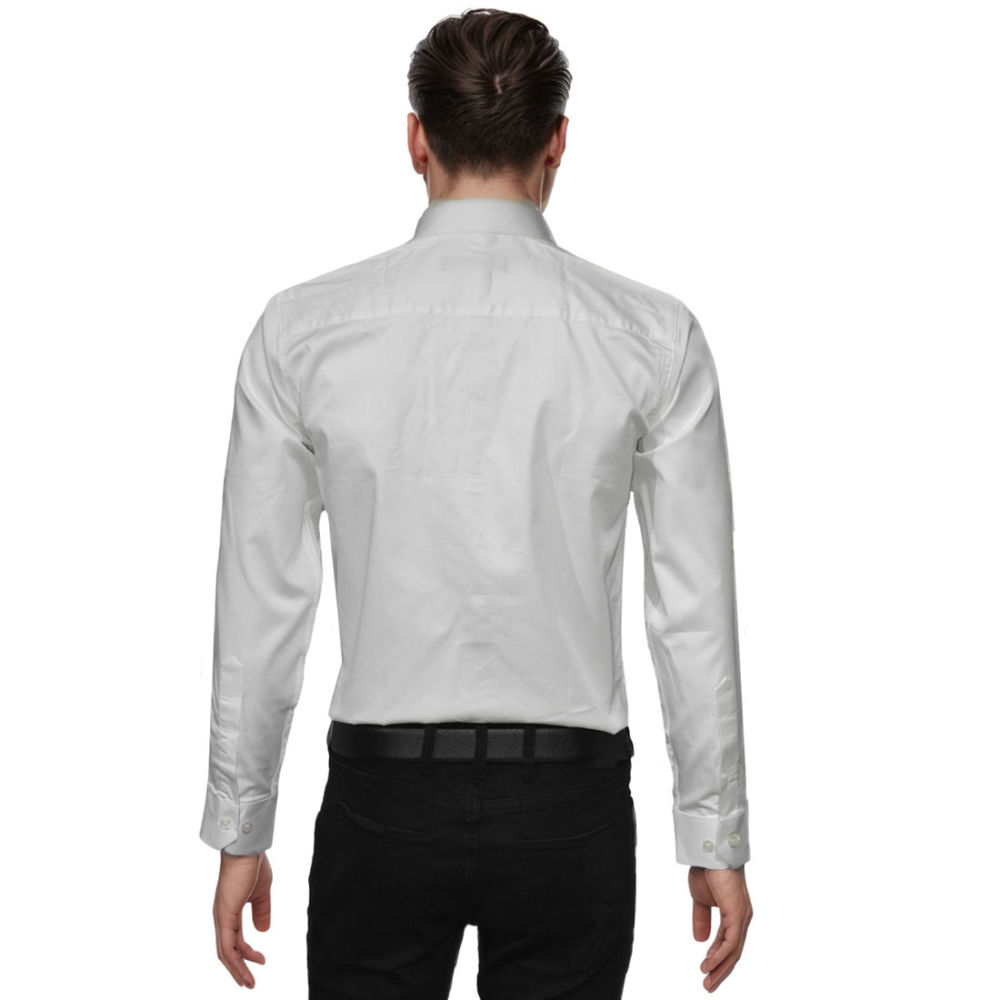 Balmain logo Print White Premium Cotton Shirt-1