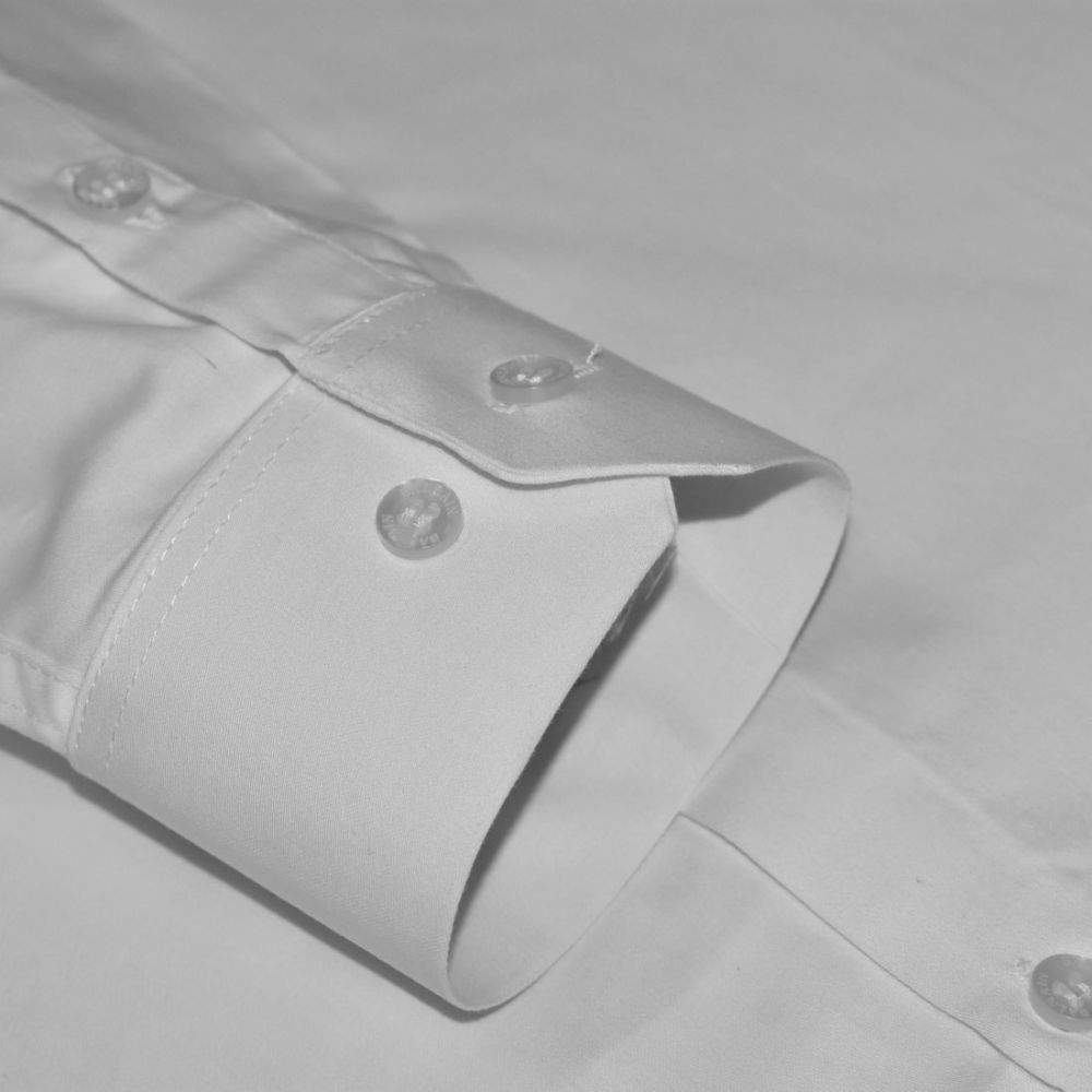 Balmain logo Icon White Premium Cotton Shirt-5