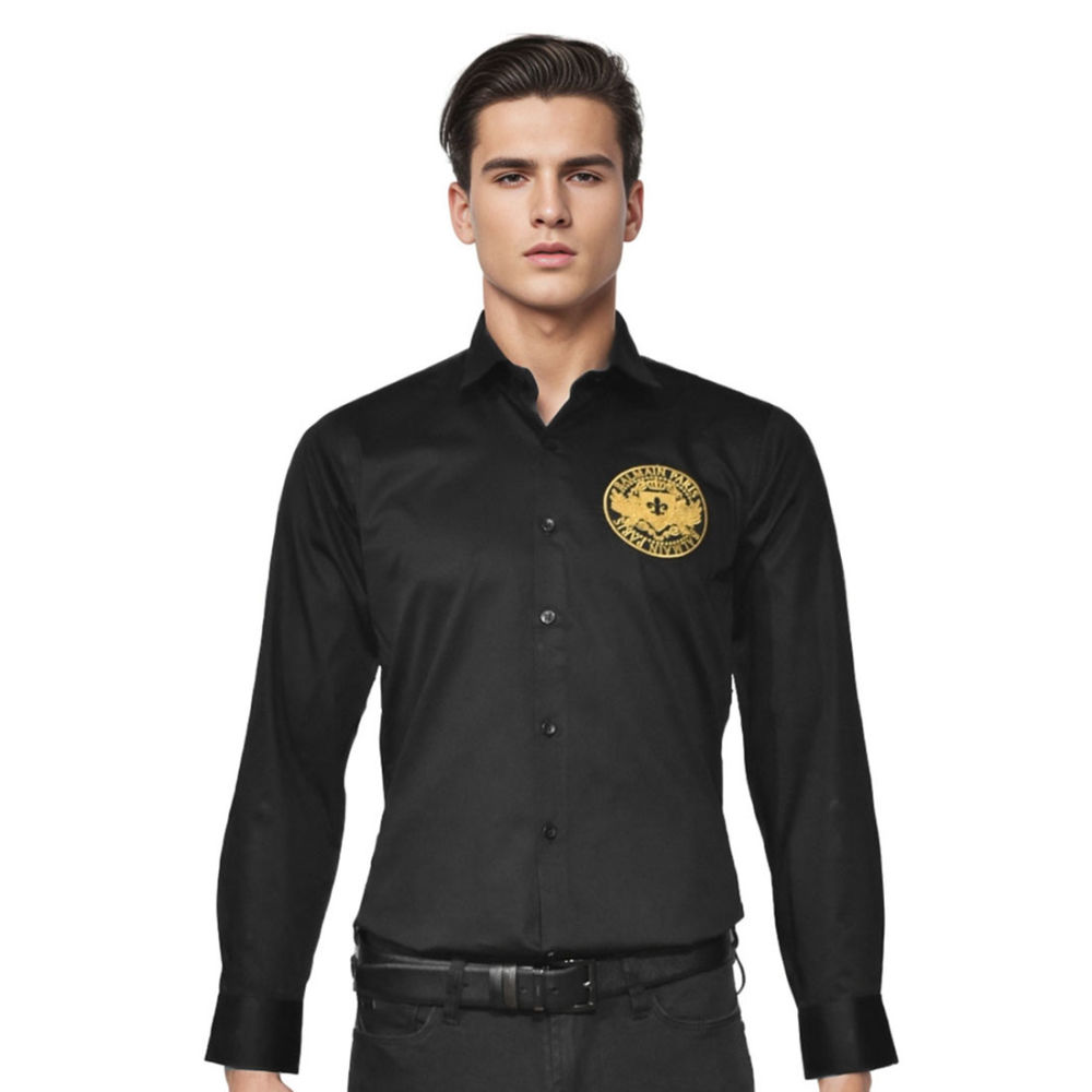 Balmain Black Premium Cotton Shirt-thumb-0