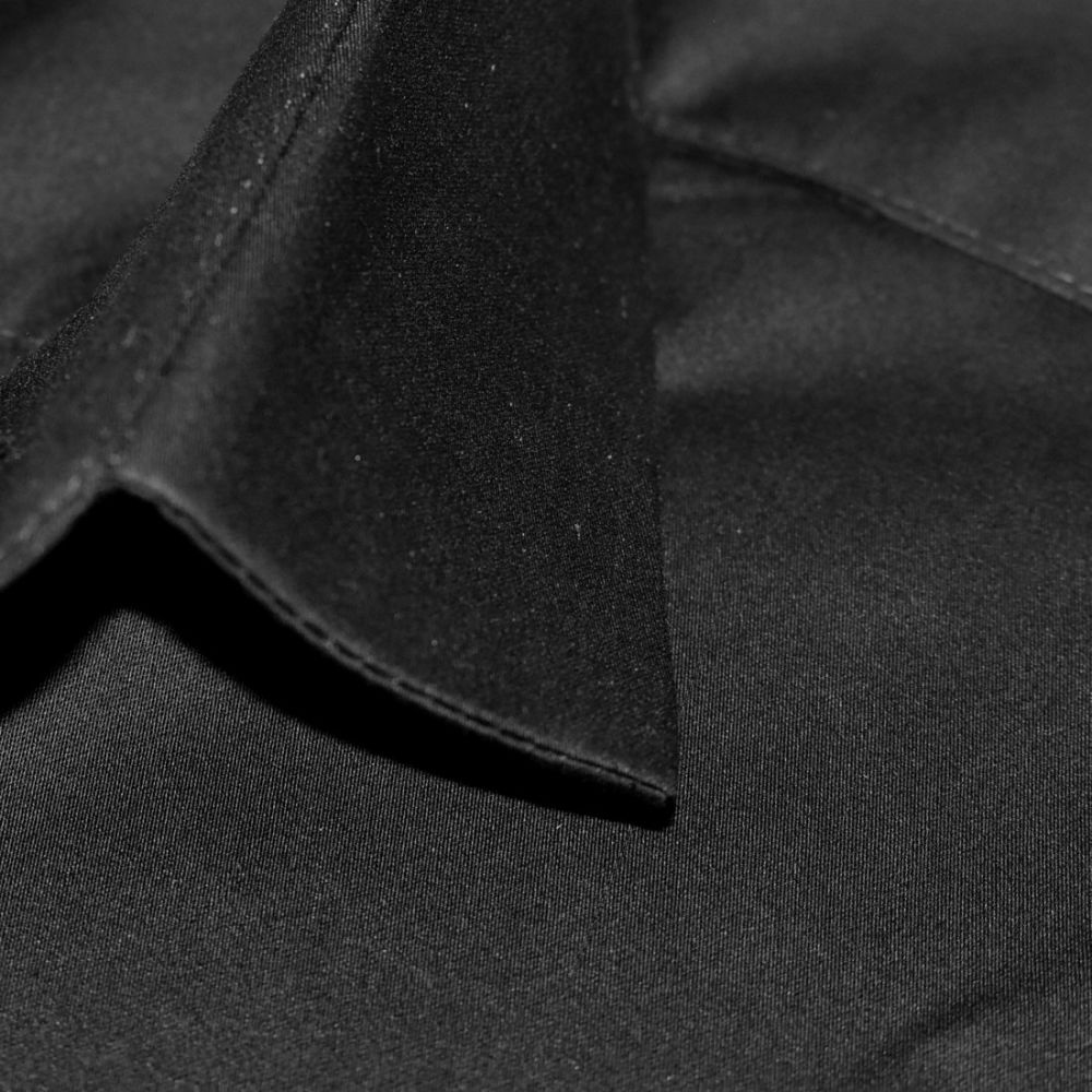 Balmain Black Premium Cotton Shirt-thumb-4