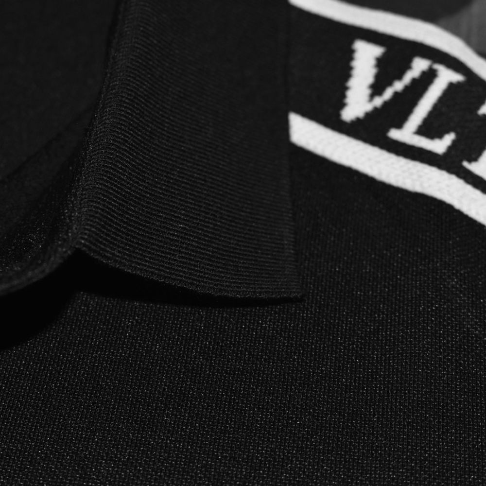 Velentino Black Premium Quality Polo T-shirt-4