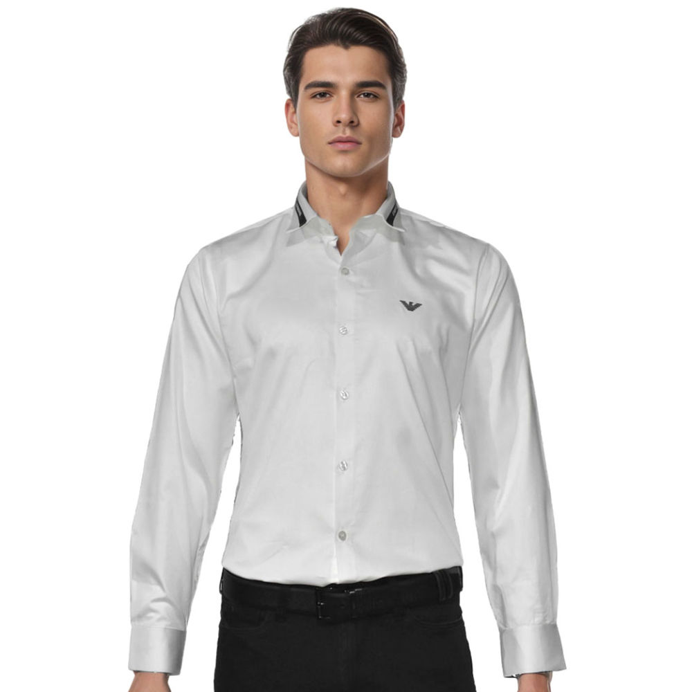 Emporio Armani White Premium Cotton Shirt-1
