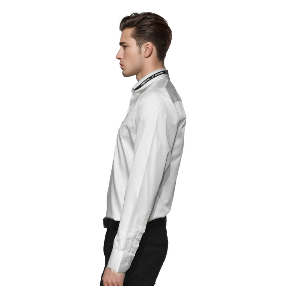 Emporio Armani White Premium Cotton Shirt-2
