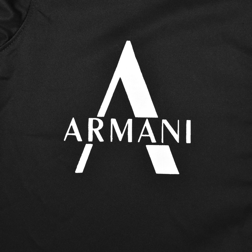 Armani Exchange logo Print Black Cotton Shirt-3
