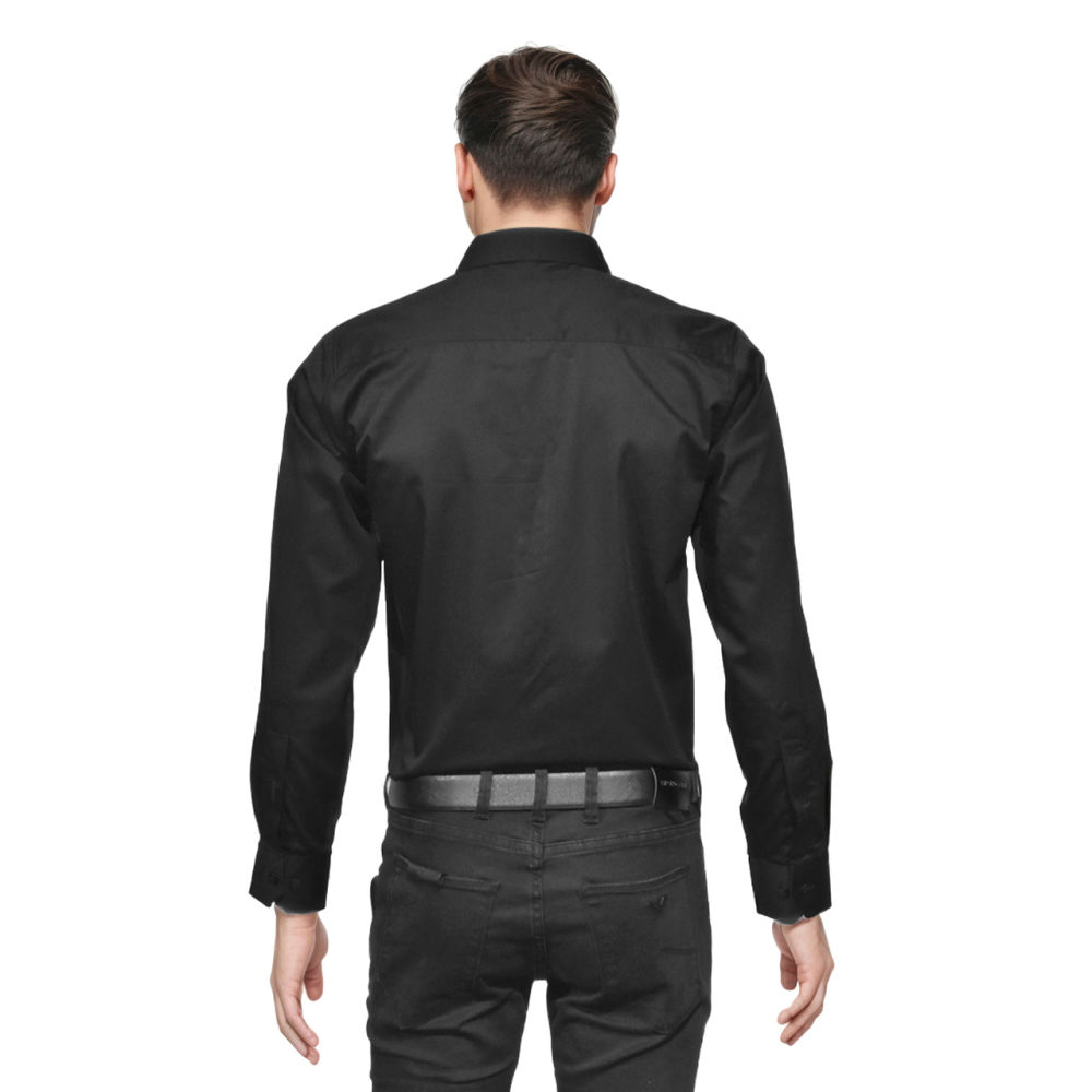 Armani Exchange logo Print Black Cotton Shirt-1