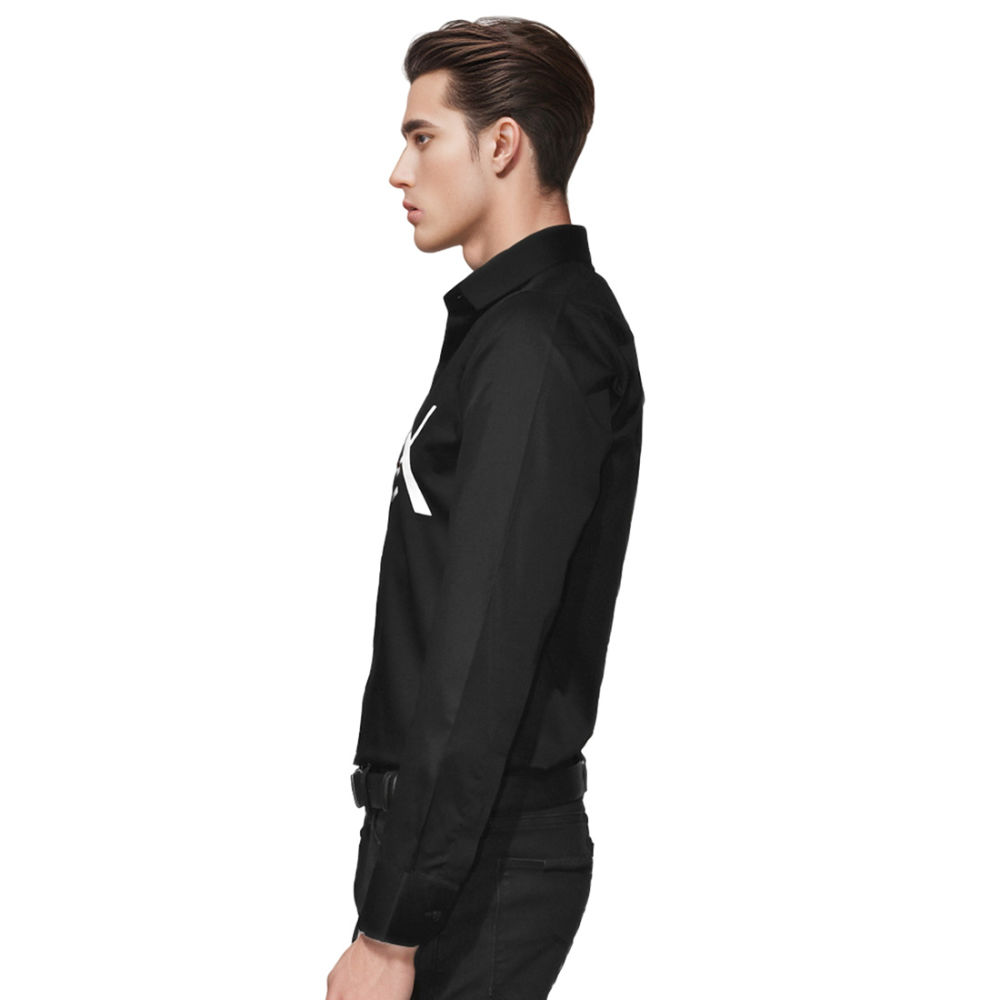 Armani Exchange logo Print Black Cotton Shirt-2