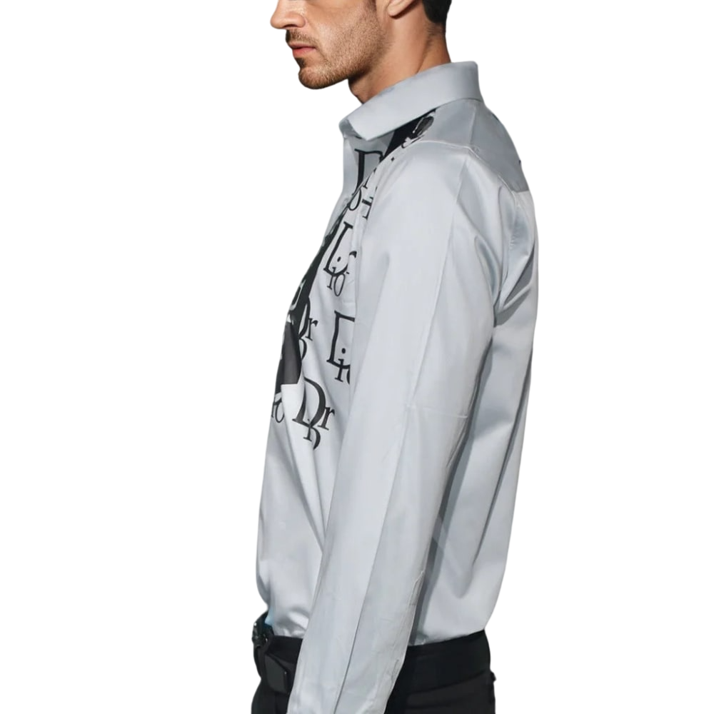 Dior Grey Premium Quality Shirt-4