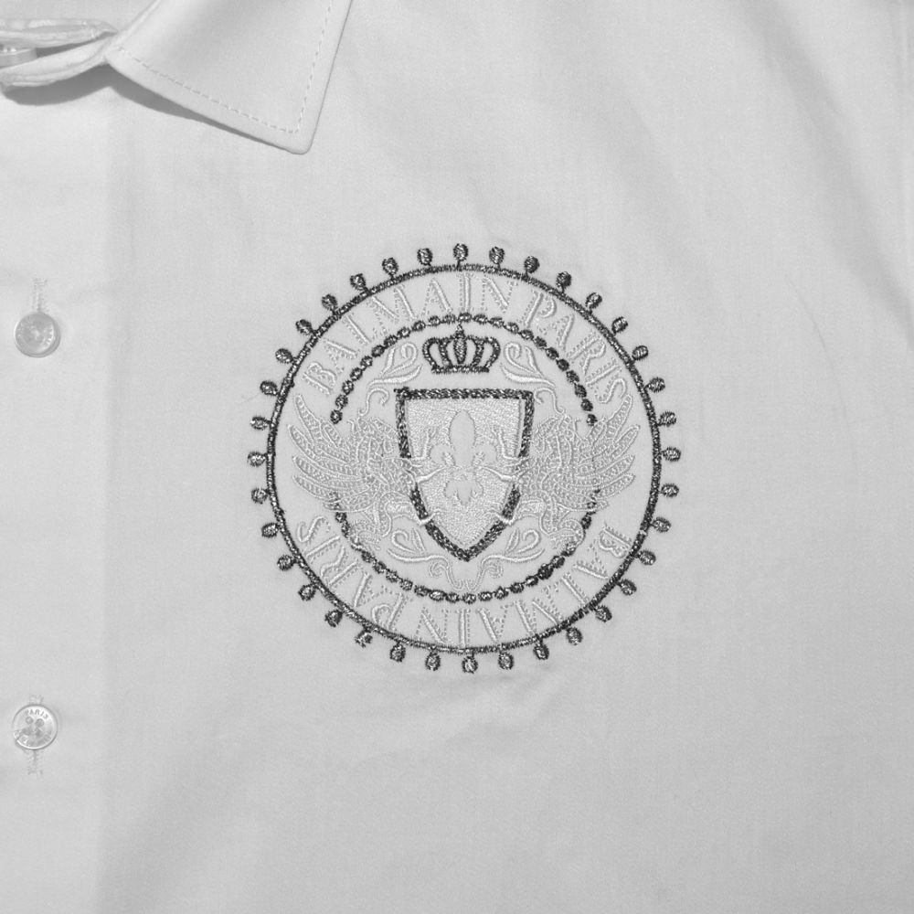 Balmain Paris White Premium Quality Shirt-3