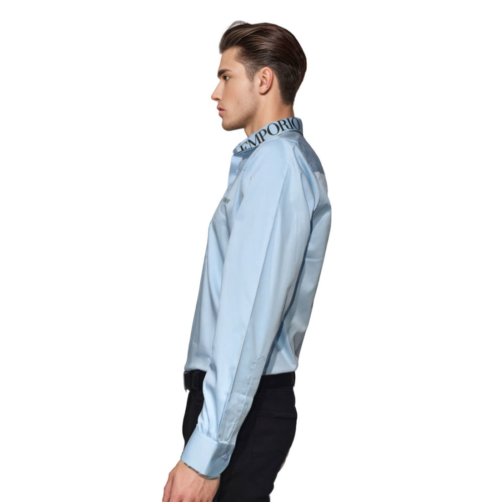 Emporio Armani Sky Blue Premium Luxury Shirt-2