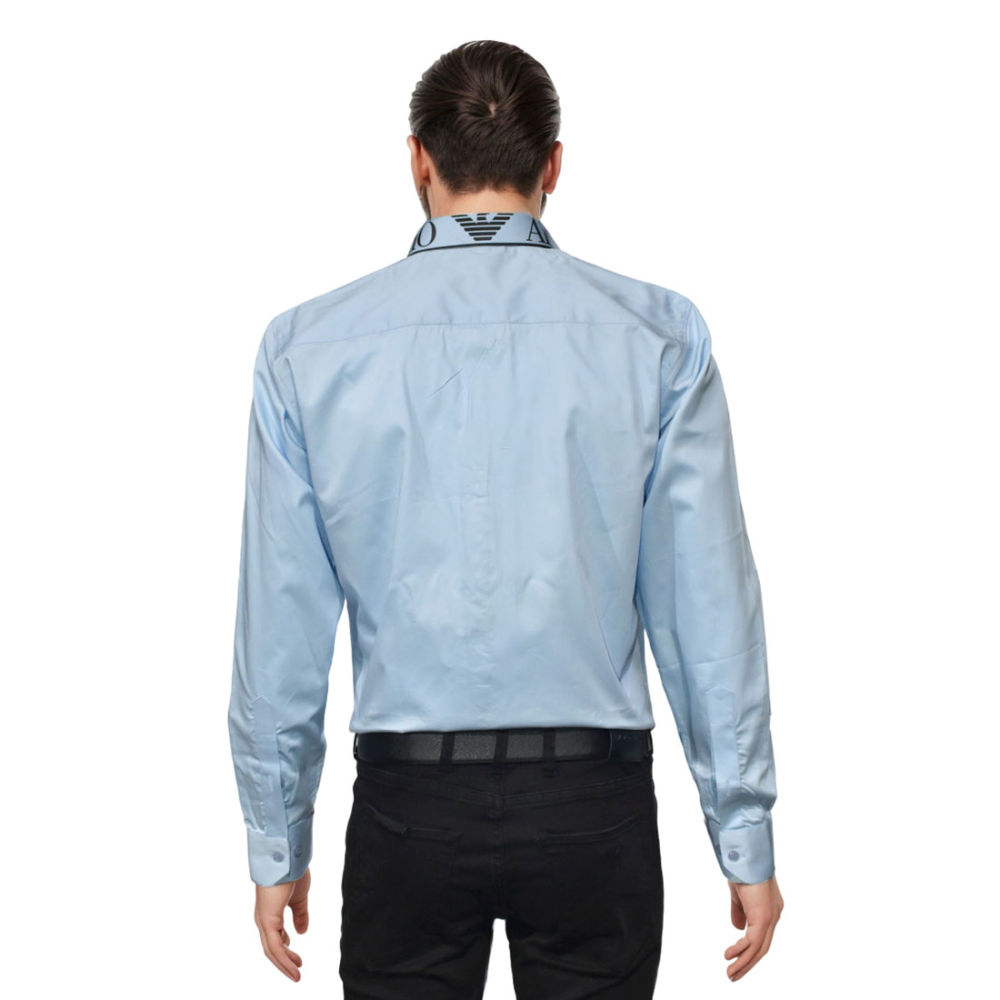 Emporio Armani Sky Blue Premium Luxury Shirt-1