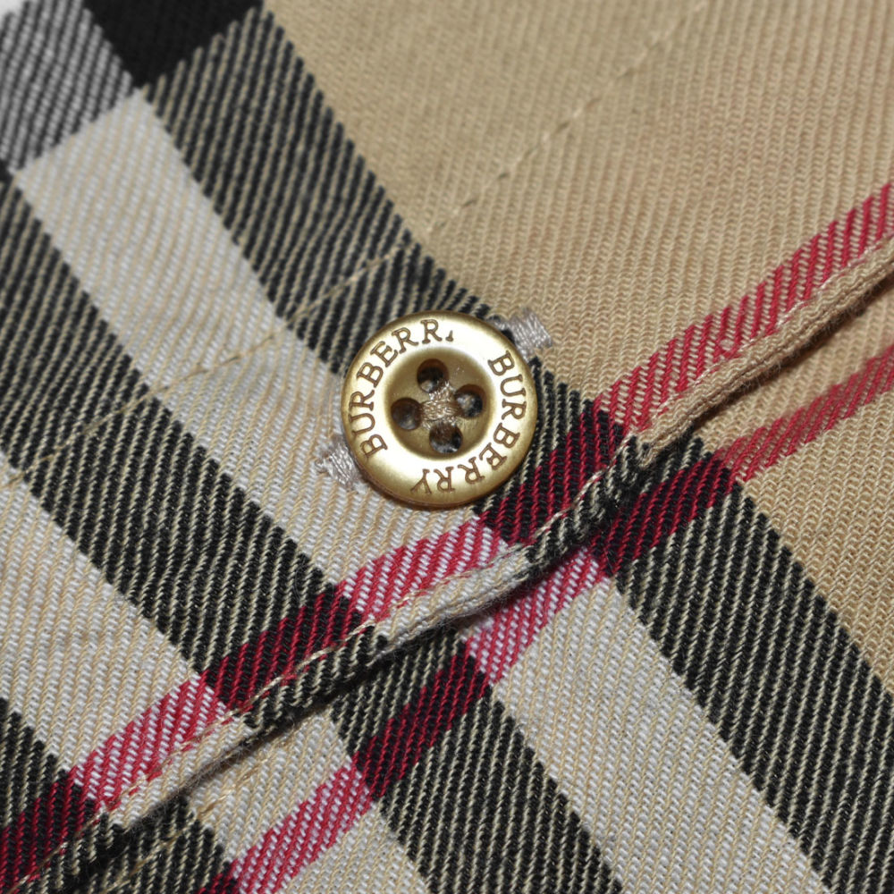 Burberry Brown Check Premium Cotton Co-ord Set-thumb-5