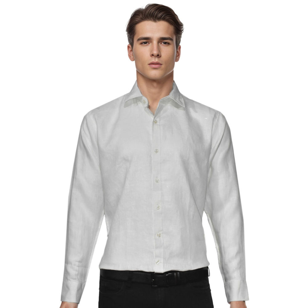 Hugo Boss White Premium Quality Shirt-thumb-0