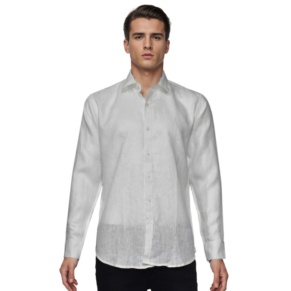 Hugo Boss White Premium Quality Shirt-thumb-7