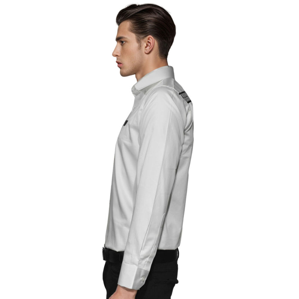 Boss White Premium Quality Cotton Shirt-2
