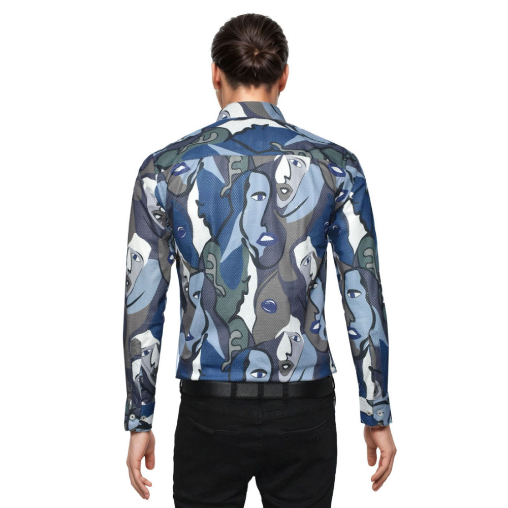 Balmain Printed Premium Quality Shirt-1