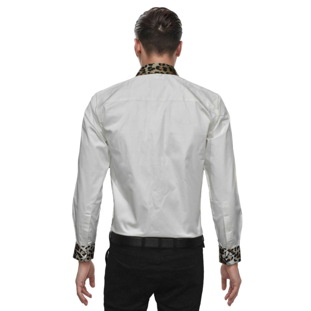 Balmain Tiger Embroidered White Premium Shirt-1