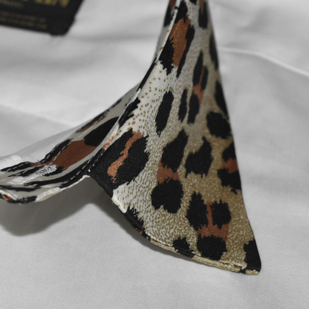 Balmain Tiger Embroidered White Premium Shirt-4