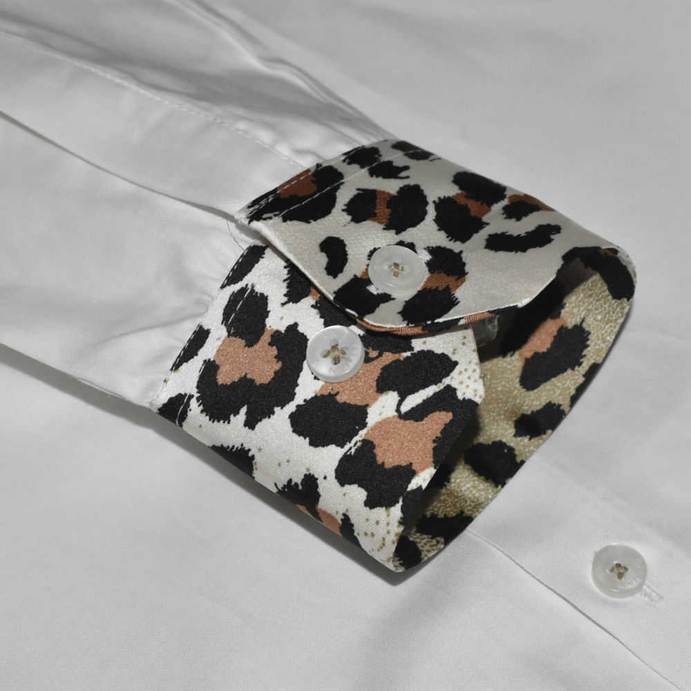 Balmain Tiger Embroidered White Premium Shirt-5