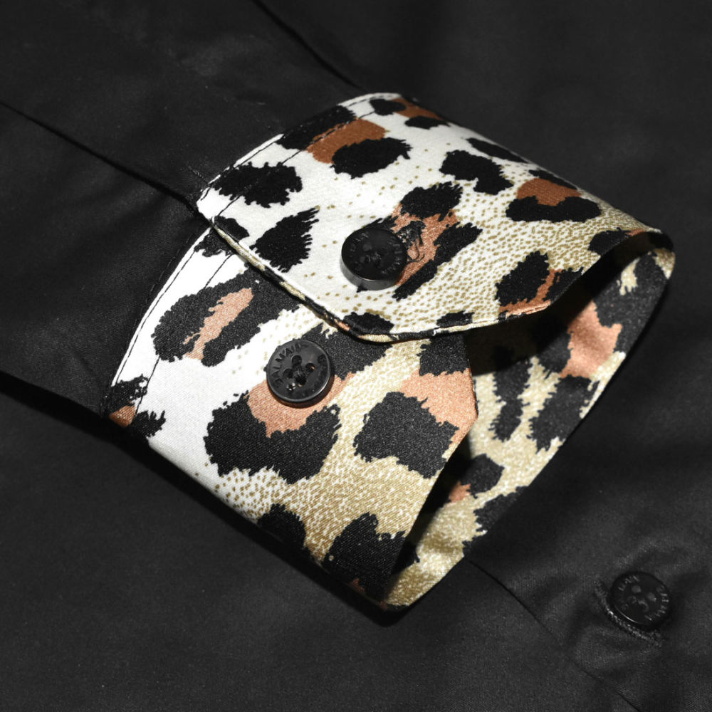 Balmain Tiger Embroidered Black Premium Shirt-5