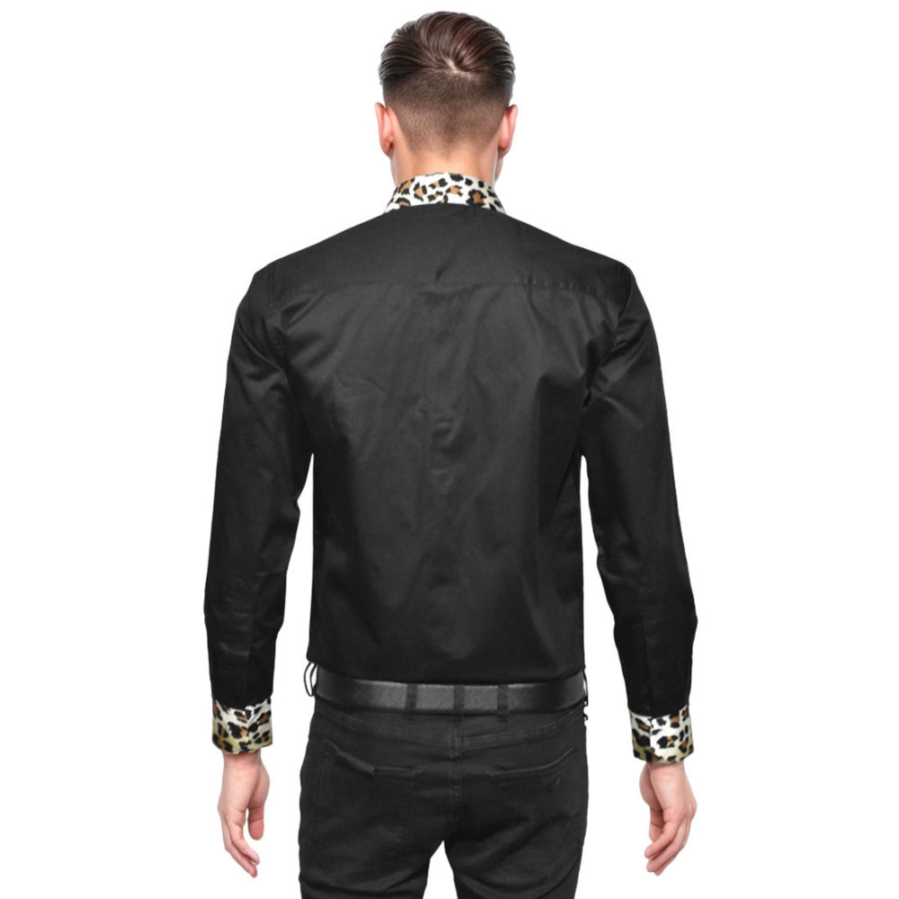 Balmain Tiger Embroidered Black Premium Shirt-1