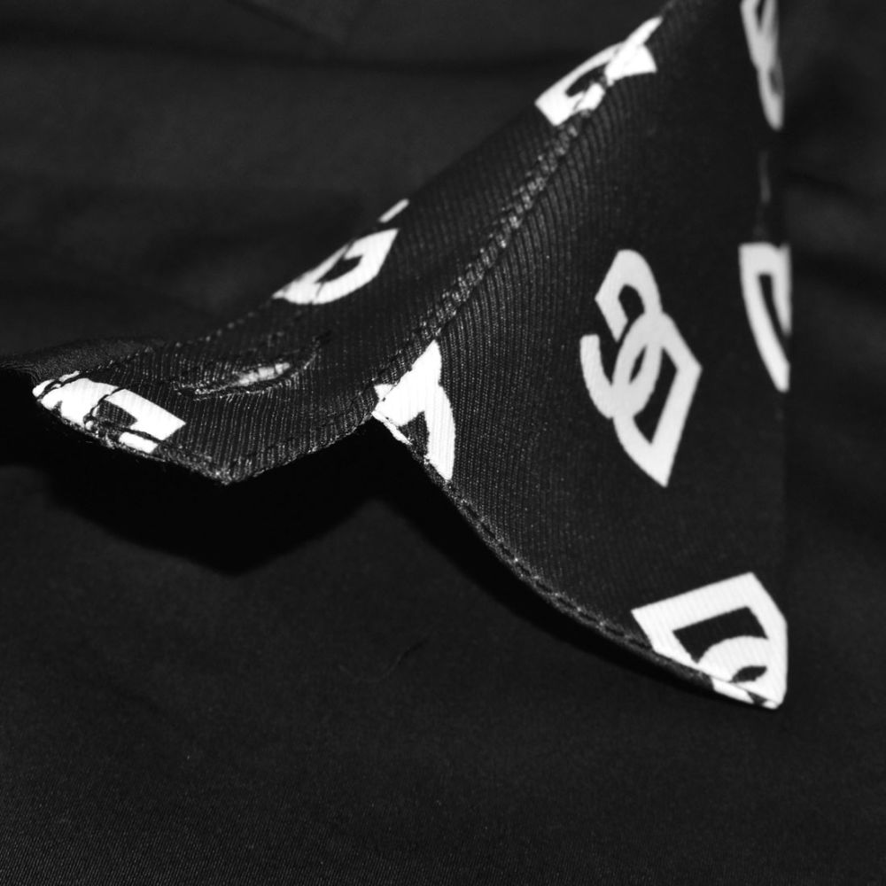 Dolce & Gabbana Black Luxury Cotton Shirt-4