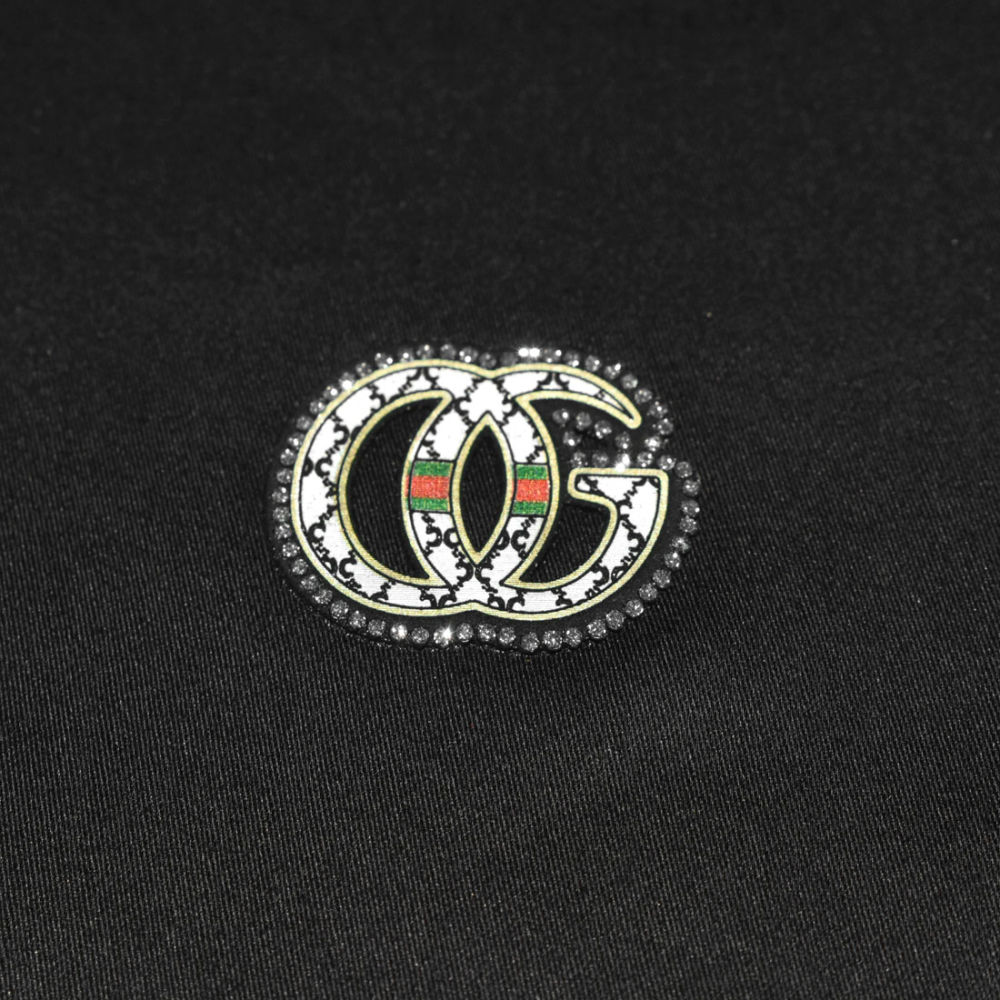 Gucci logo Print Black Premium Quality Shirt-3