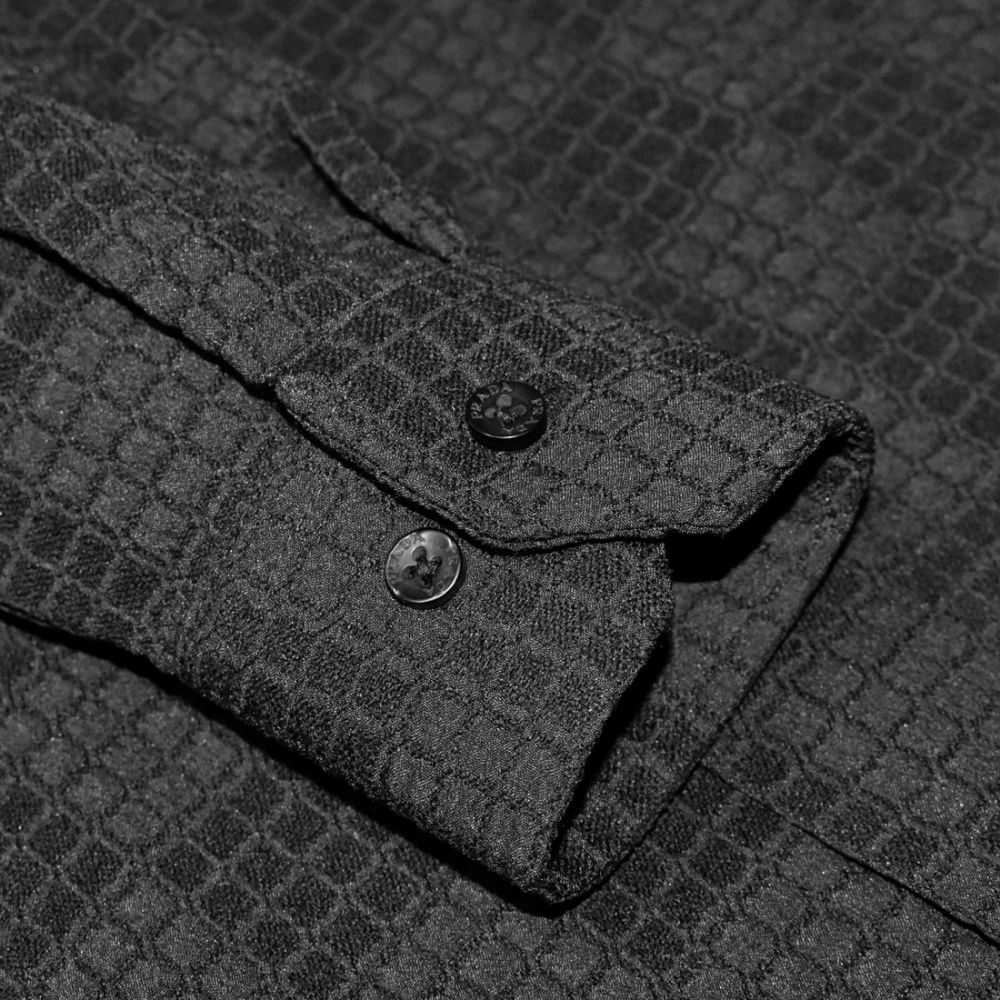 Prada Black Premium Luxury Cotton Shirt-thumb-5