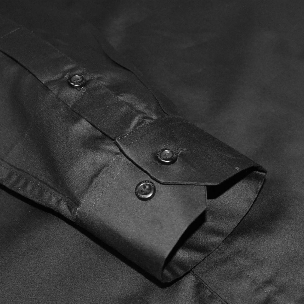 Versace Embroidered logo Black Shirt-5