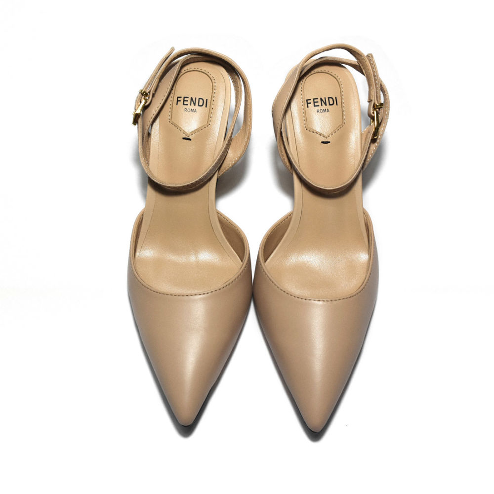Fendi Apricot Premium Heel Sandals-5