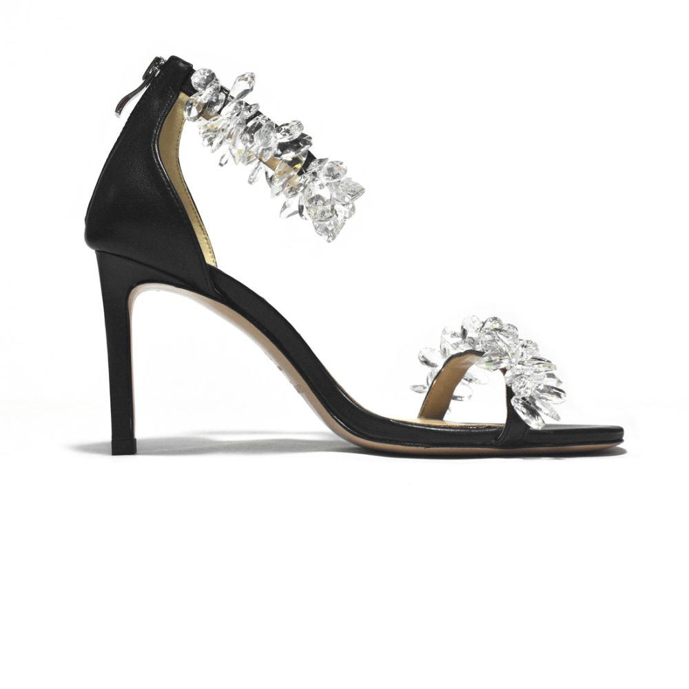 Jimmy Choo Black Maisel Embellished Sandals-2