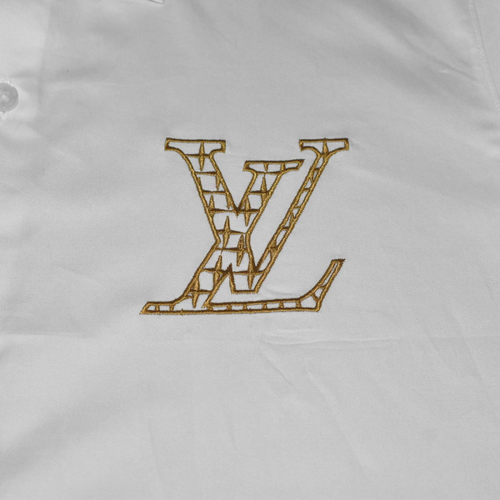 Louis Vuitton White Premium Quality Shirt-3