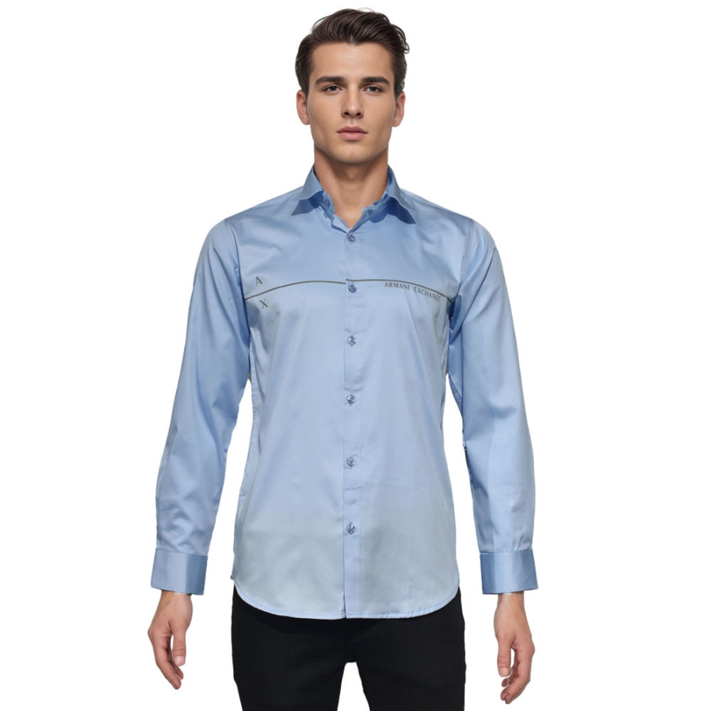 Armani Exchange Sky Blue Premium Shirt-6