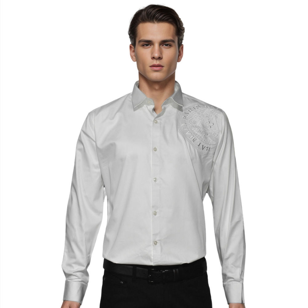 Balmain White Premium Quality Shirt-thumb-0