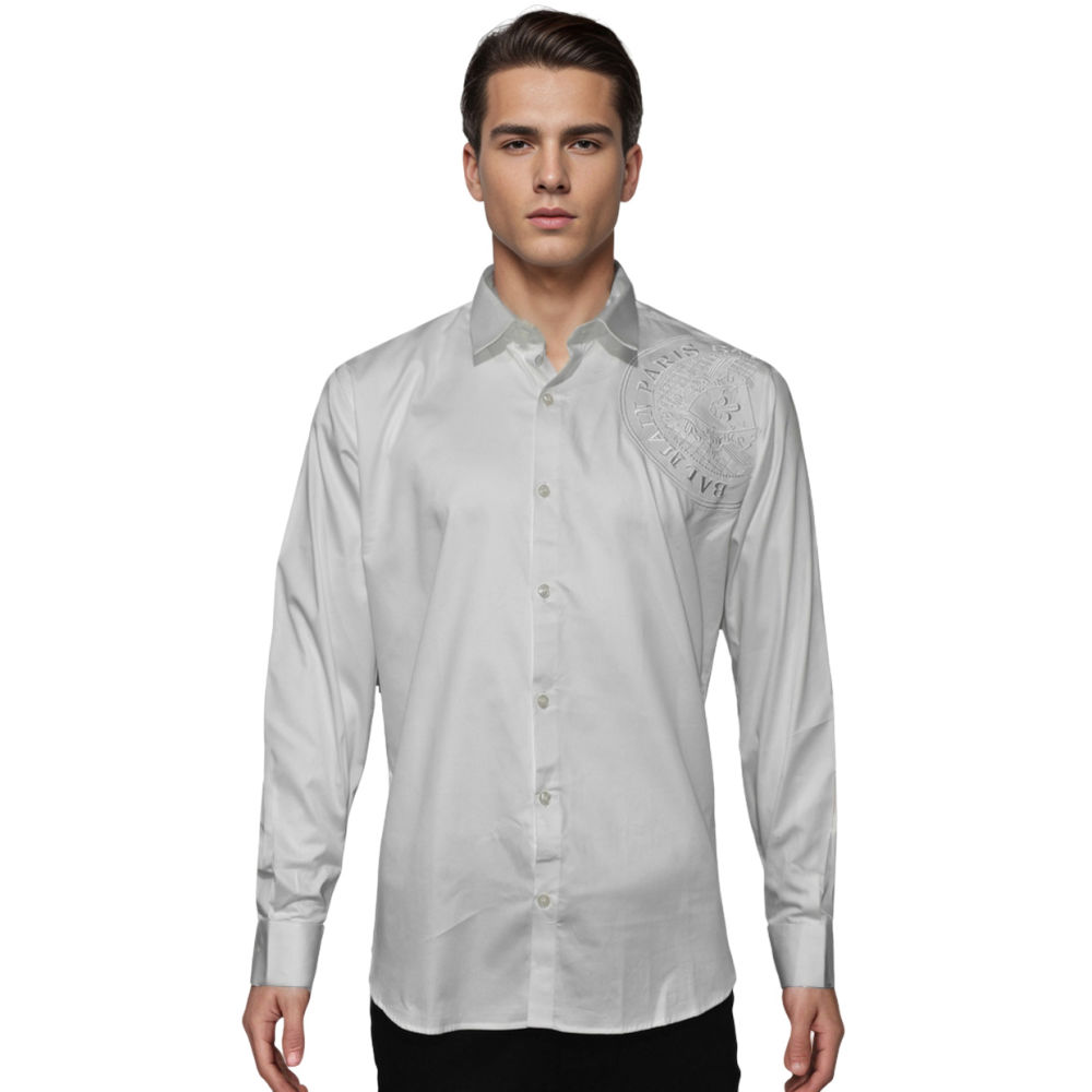 Balmain White Premium Quality Shirt-thumb-6