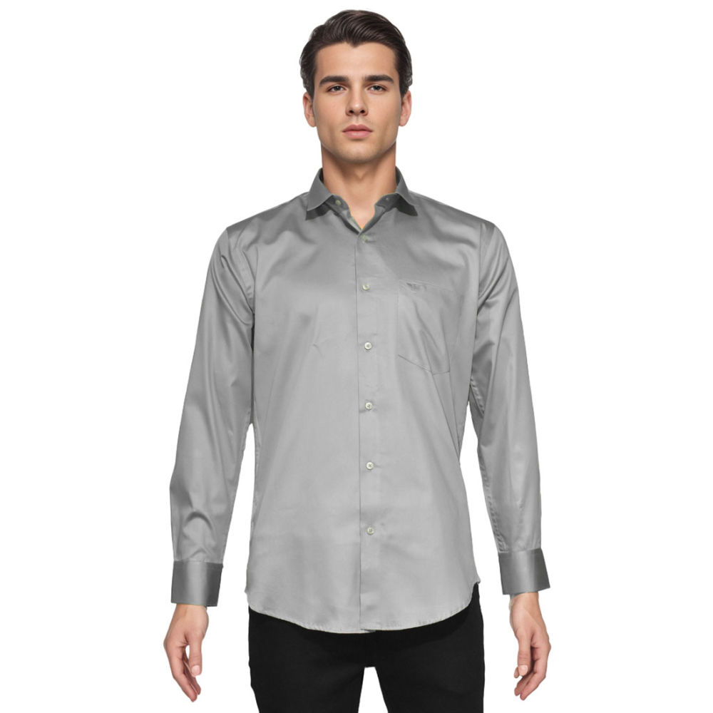 Giorgio Armani Light Grey Premium Quality Shirt-thumb-6
