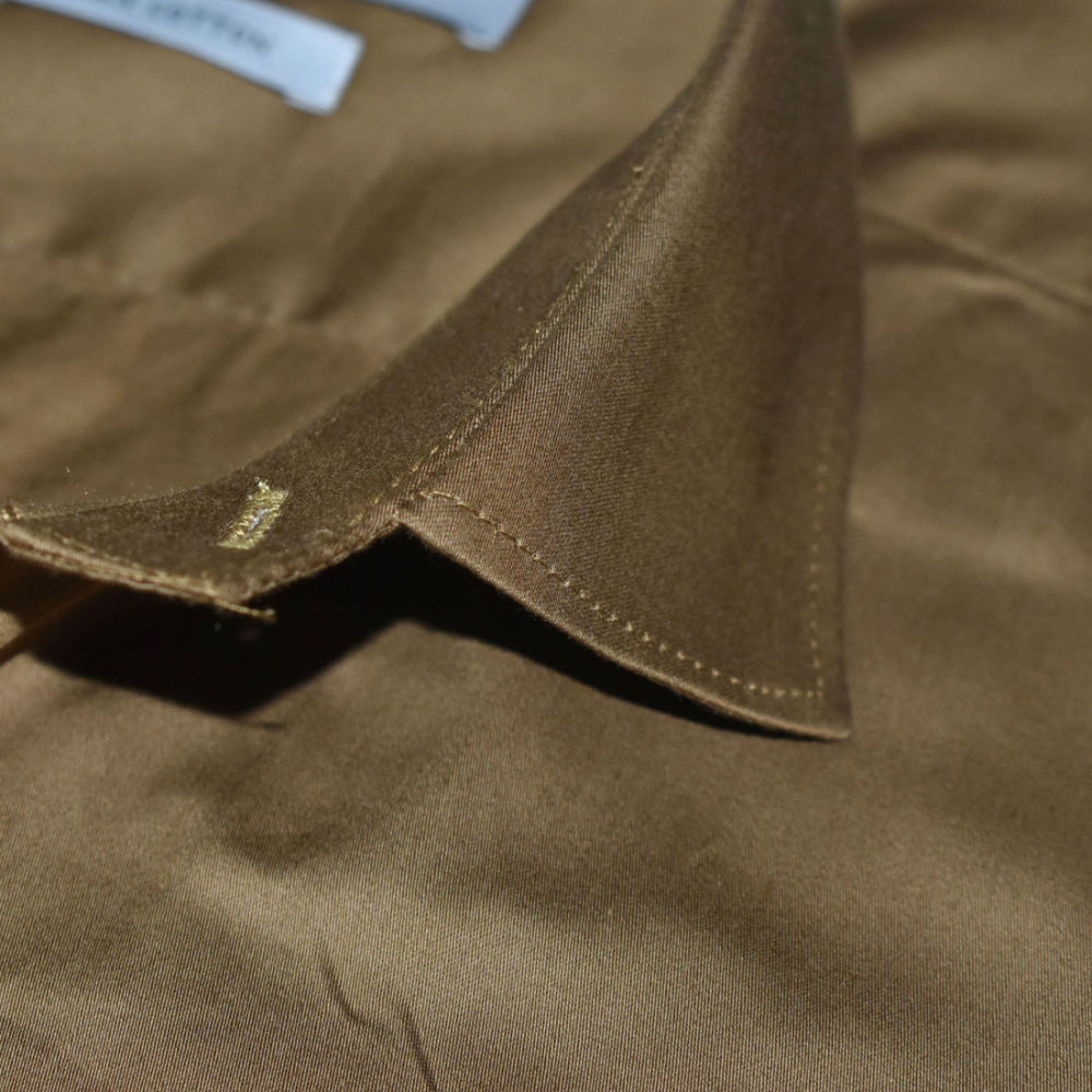 Giorgio Armani Dark Beige Premium Quality Shirt-4