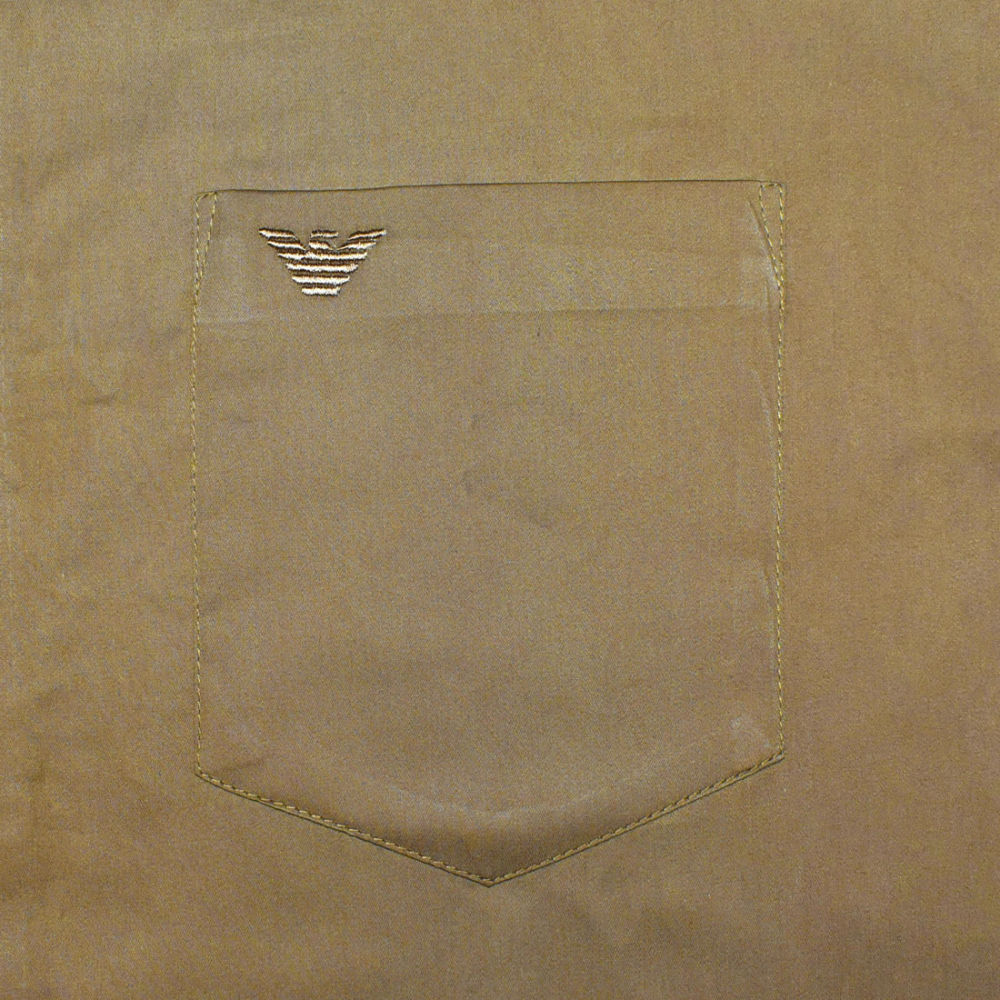Giorgio Armani Dark Beige Premium Quality Shirt-3