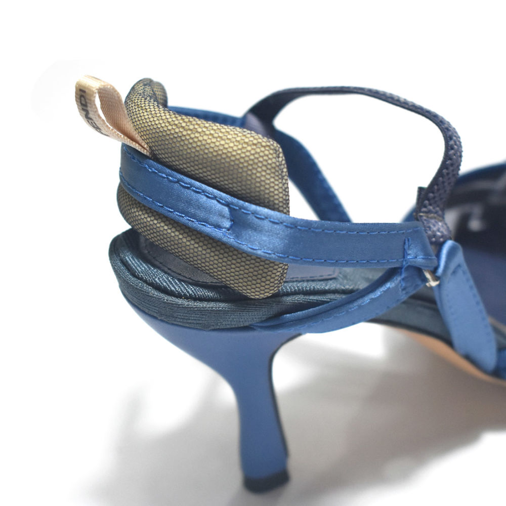 Fendi Blue Denim high-heeled Sandals-4