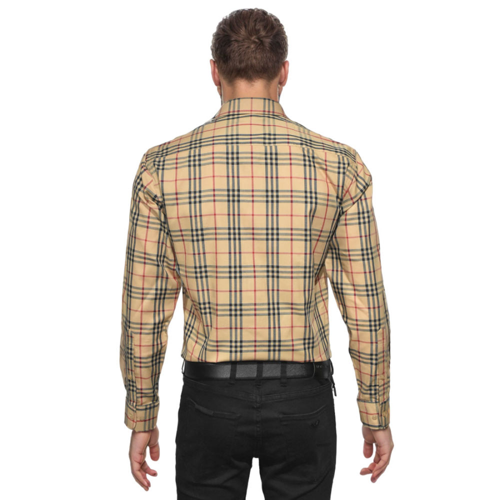 Burberry Brown Premium Quality Shirt-1