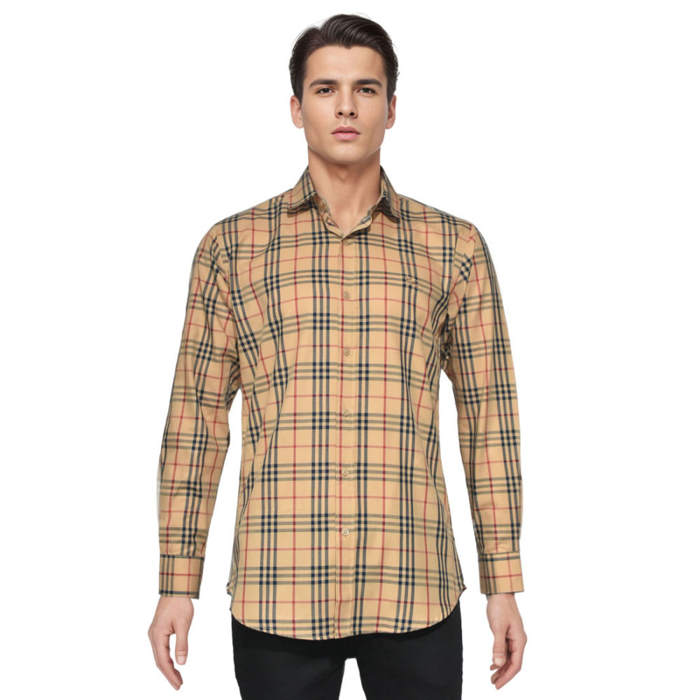 Burberry Brown Premium Quality Shirt-6